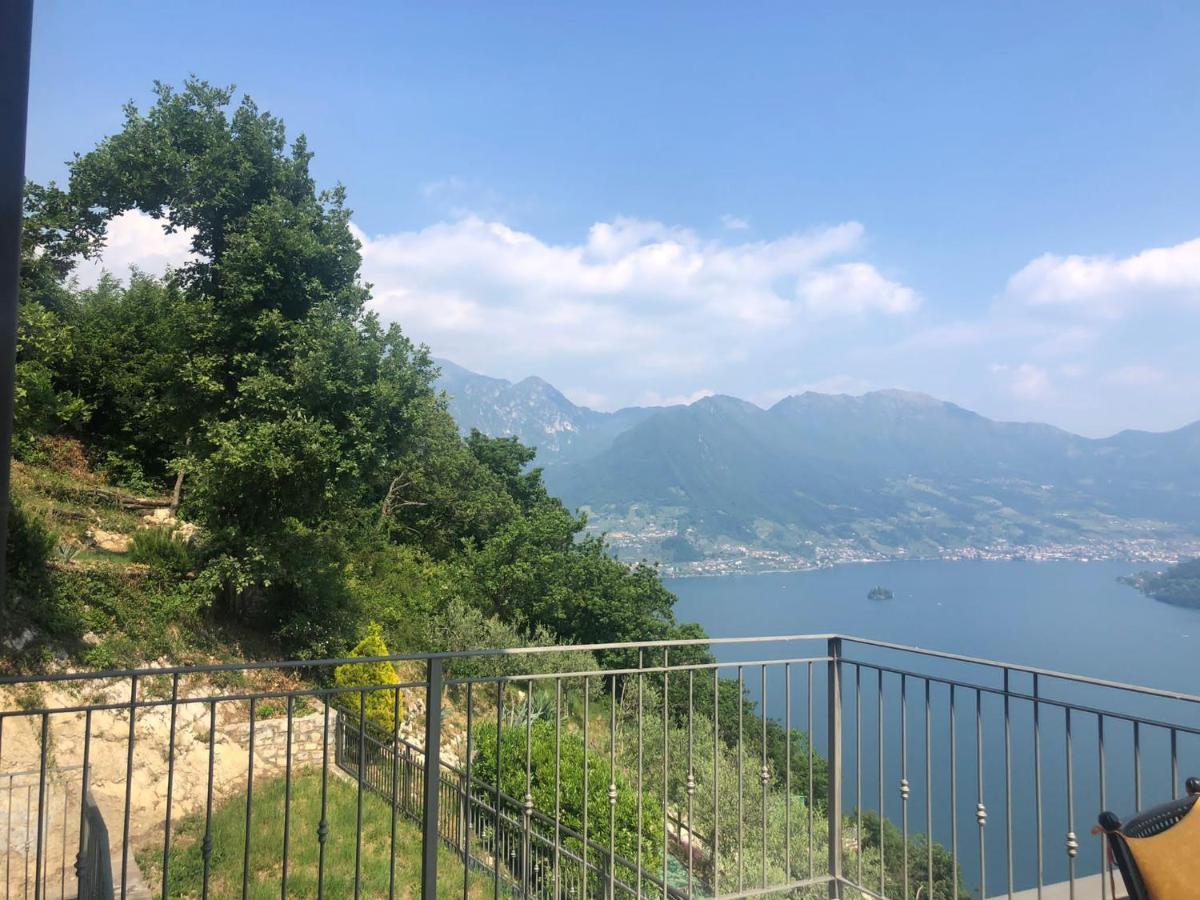 La Villetta In Residence Con Piscina E Vista Lago Parzanica ภายนอก รูปภาพ